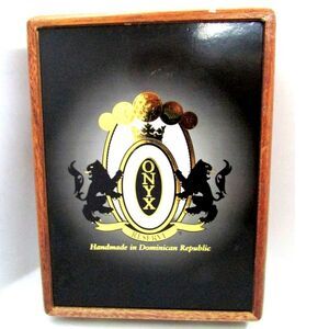 Onyx Reserve Cigar Box Wooden Mini Belicoso Empty